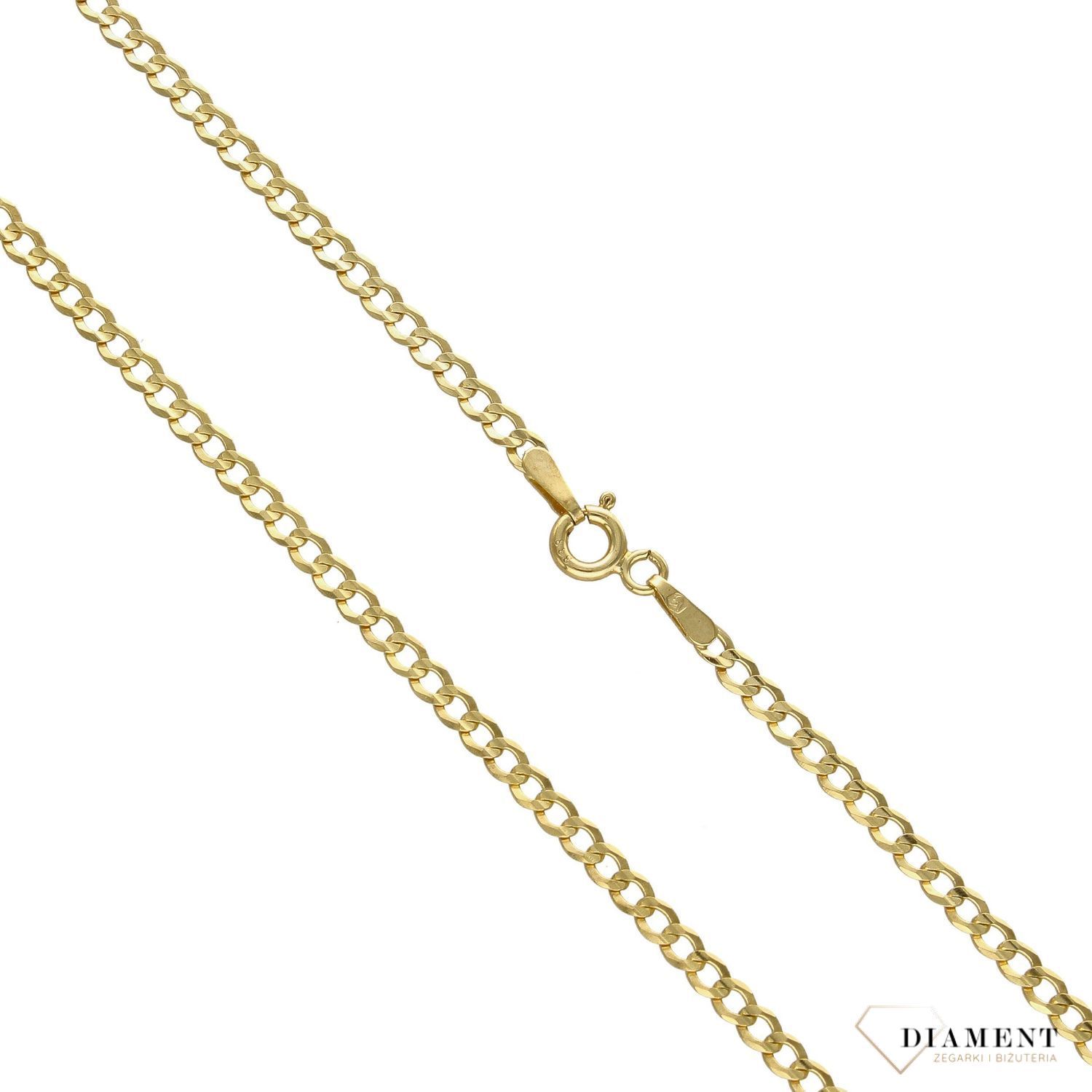 Złoty łańcuszek 333 pancerka 2,5 mm DIA-LAN-3172-333 2,5mm (1).jpg